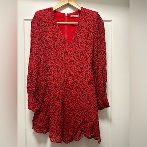 Alice + Olivia “Polly” Ruby Mini Dress
